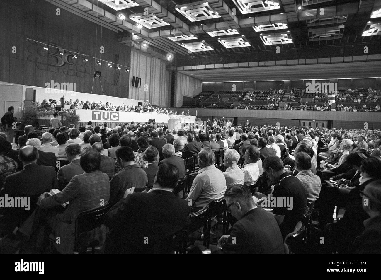 A general view of the 110th annual Trades Union Congress conference at Brighton. Stock Photo