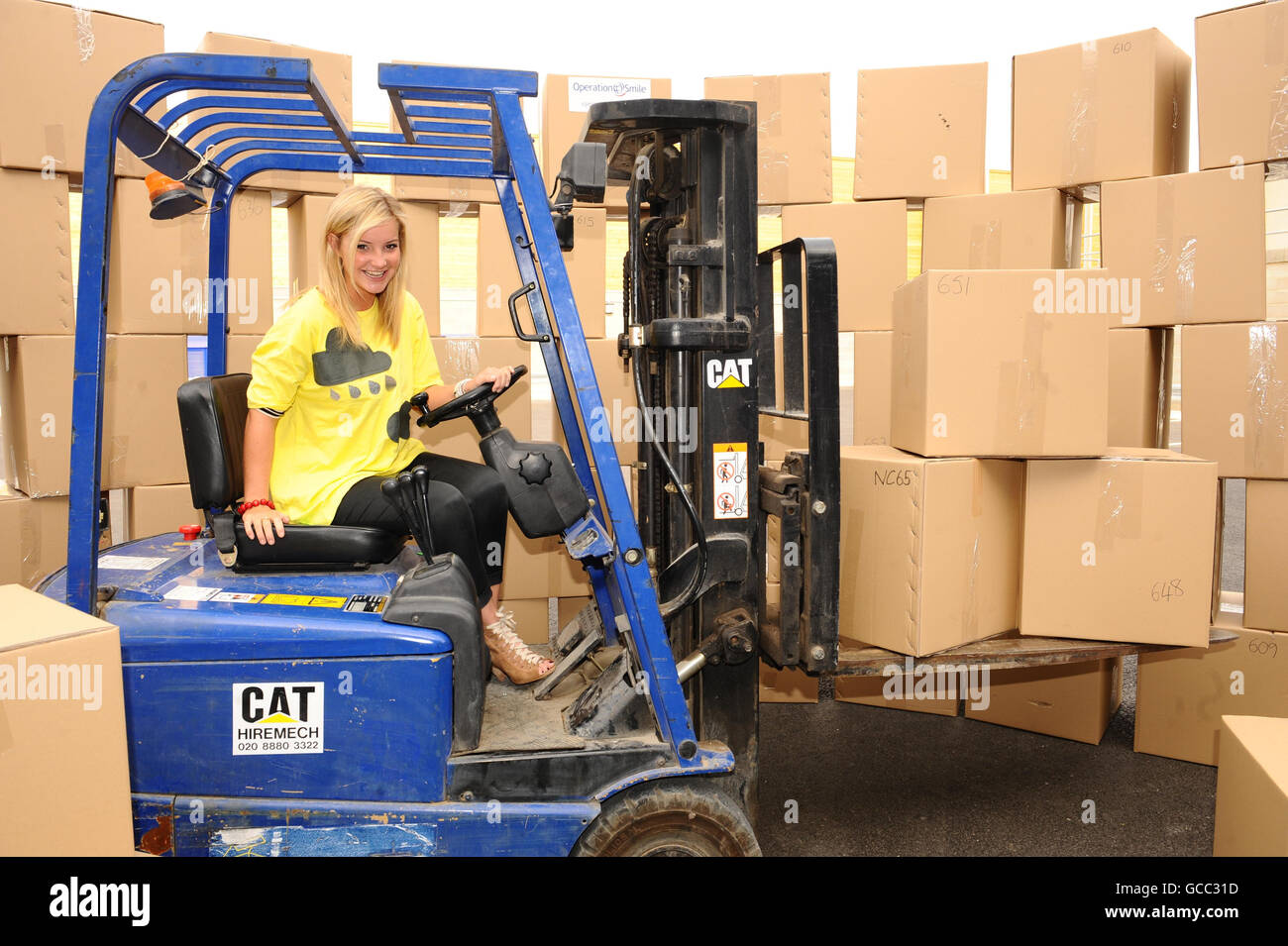 Blue Peter appeal Stock Photo