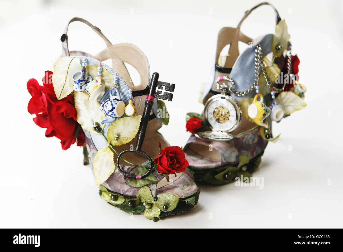 Alice in Wonderland shoes Stock Photo - Alamy