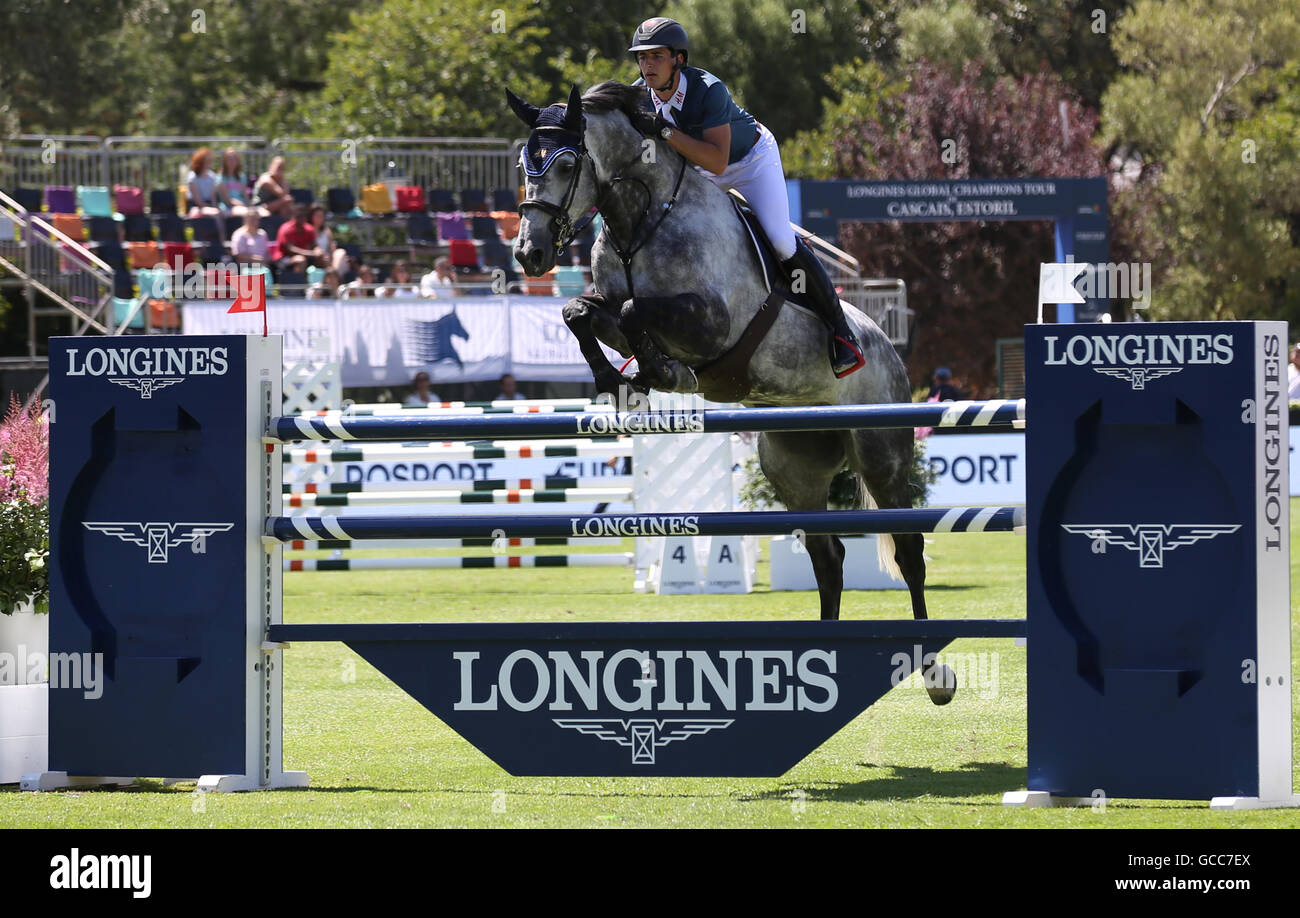 Lisbon, Portugal. 08th July, 2016. Belgian rider, Nicola Philippaerts,  riding the horse, H&M Harley vd Bisschop Credit: Alexandre Sousa/Alamy Live  News Stock Photo - Alamy