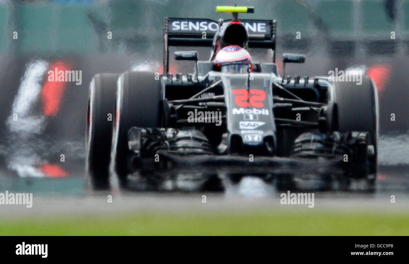 Jenson button british grand prix silverstone hires stock photography