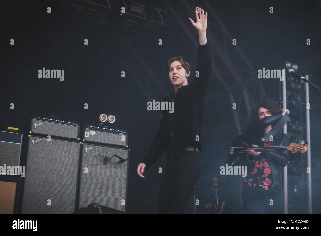 Manchester, UK. July 8, 2016 Van McCann, Johnny Bond, Benji Blakeway