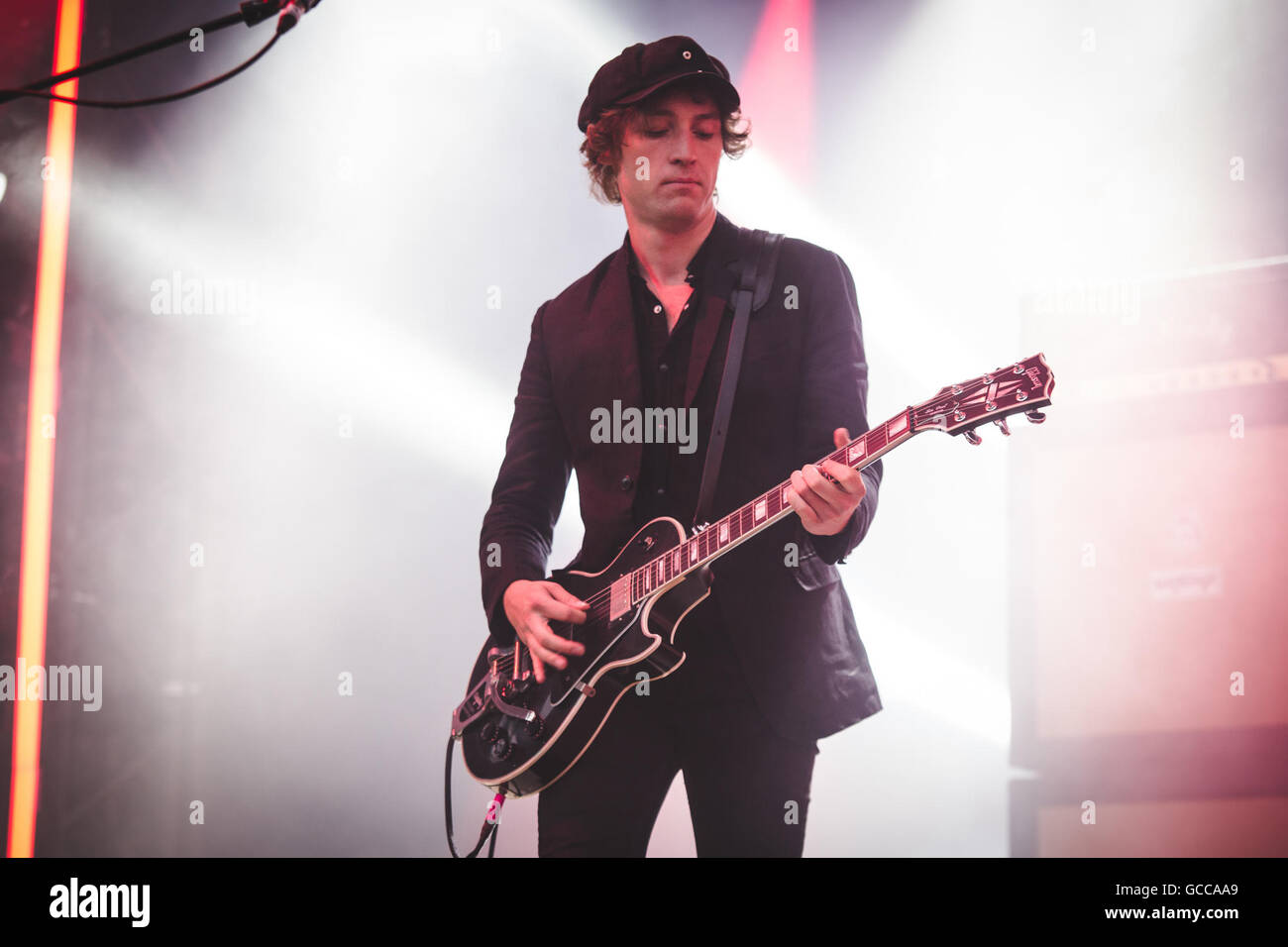 Manchester, UK. July 8, 2016 Van McCann, Johnny Bond, Benji Blakeway
