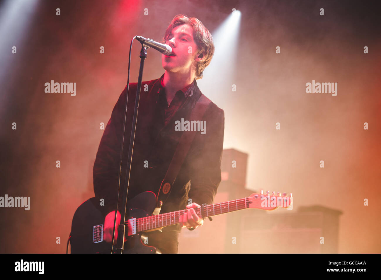 Manchester, UK. July 8, 2016 Van McCann, Johnny Bond, Benji Blakeway
