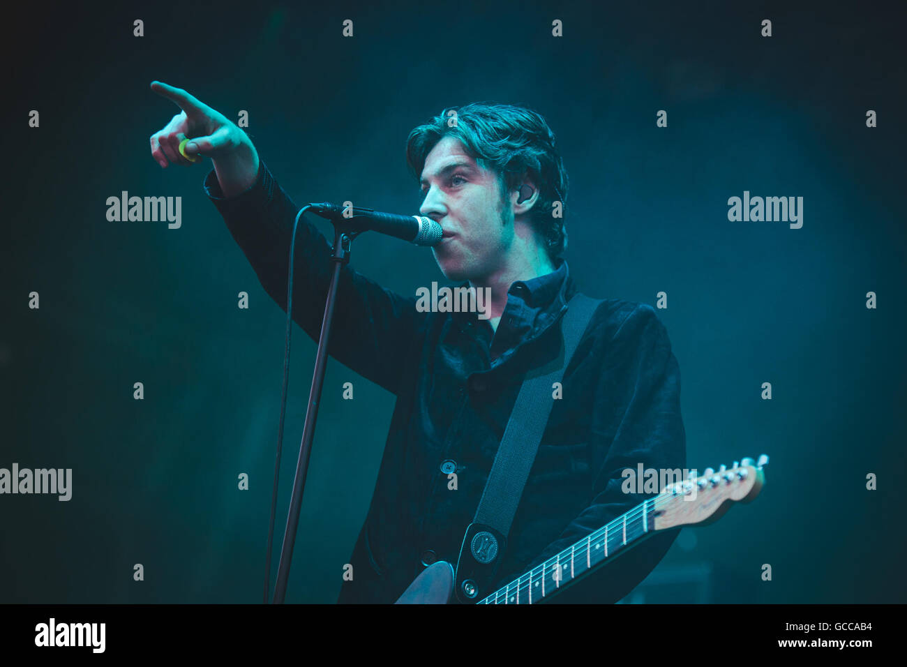 Manchester, UK. July 8, 2016 Van McCann, Johnny Bond, Benji Blakeway