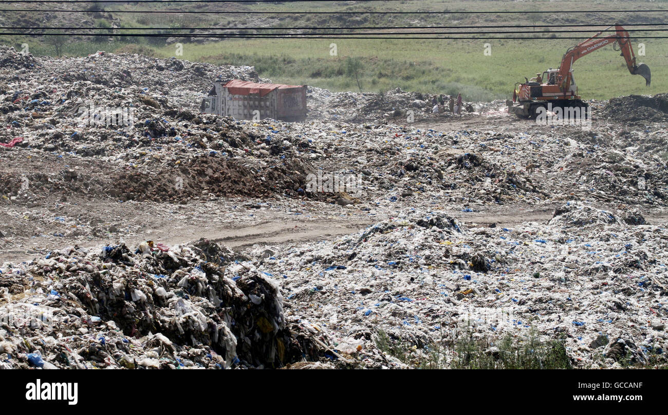 The Losar dump site, 40 km from Rawalpindi city, Pakistan, 23 June 2016