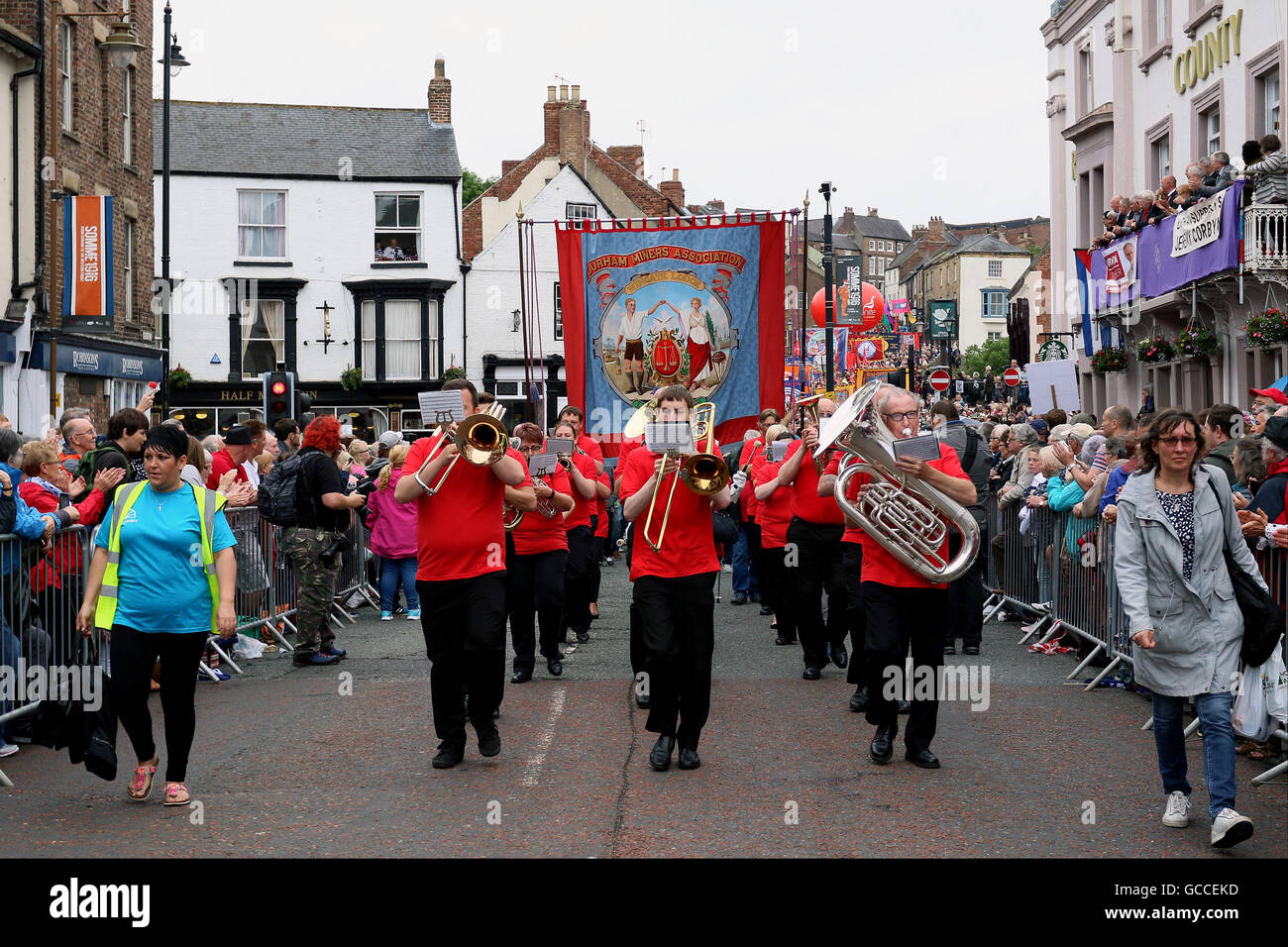 Durham miners gala brass band hires stock photography and images Alamy