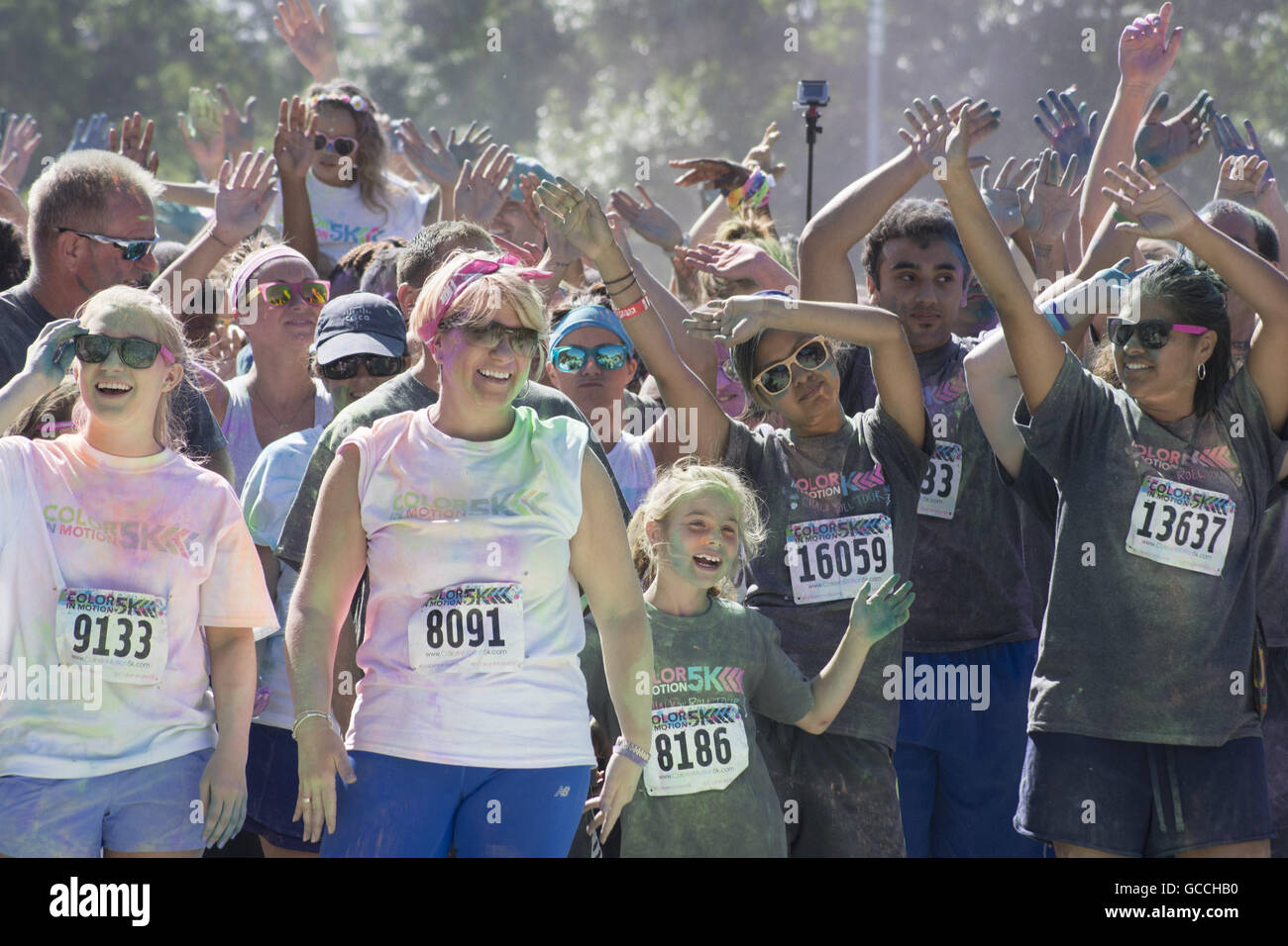 Chicago, IL, USA. 9th July, 2016. Hundreds of runners took part in the ...