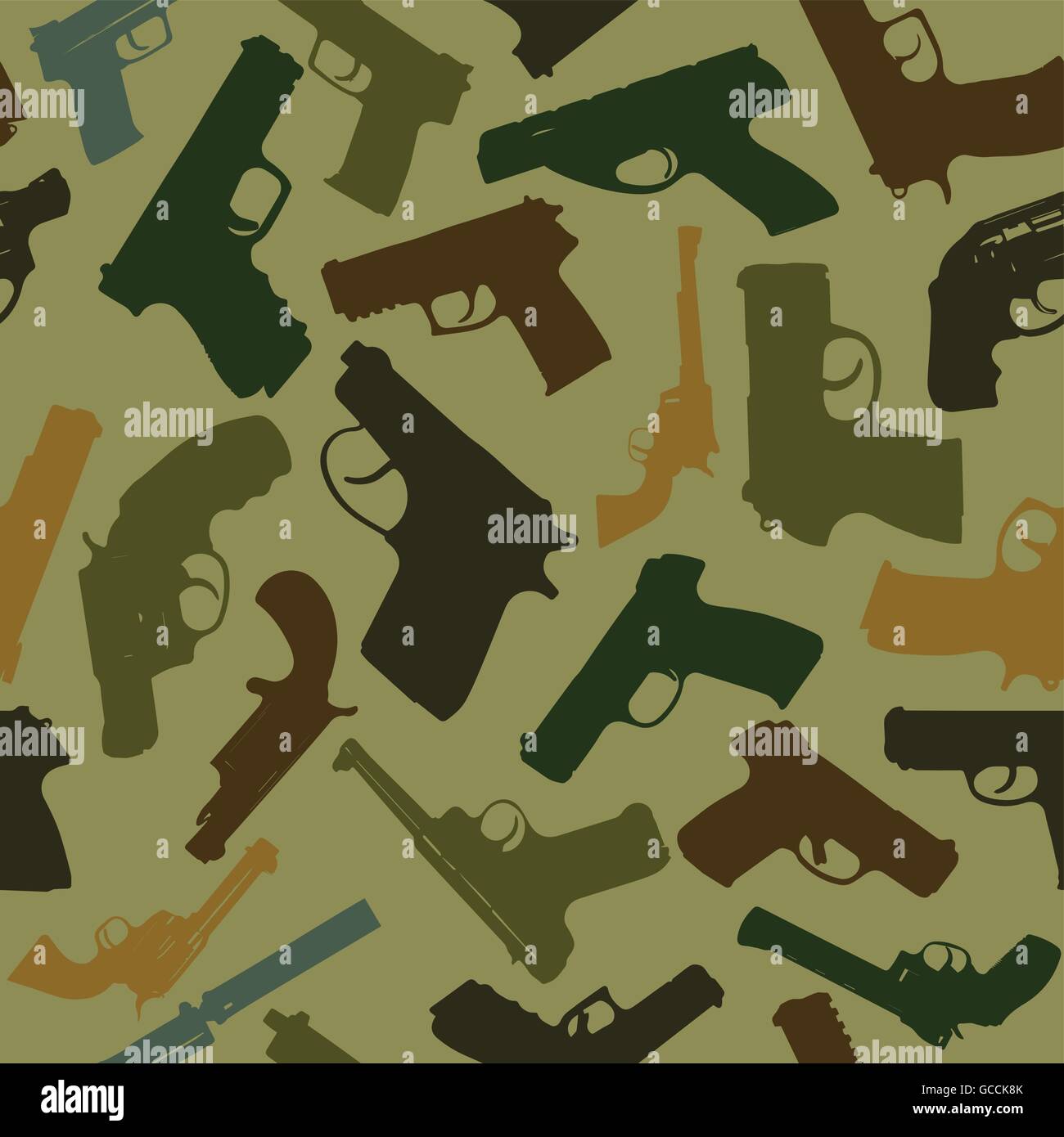 Weapon vector seamless pattern. Vector EPS10 Stock Vector Image & Art ...