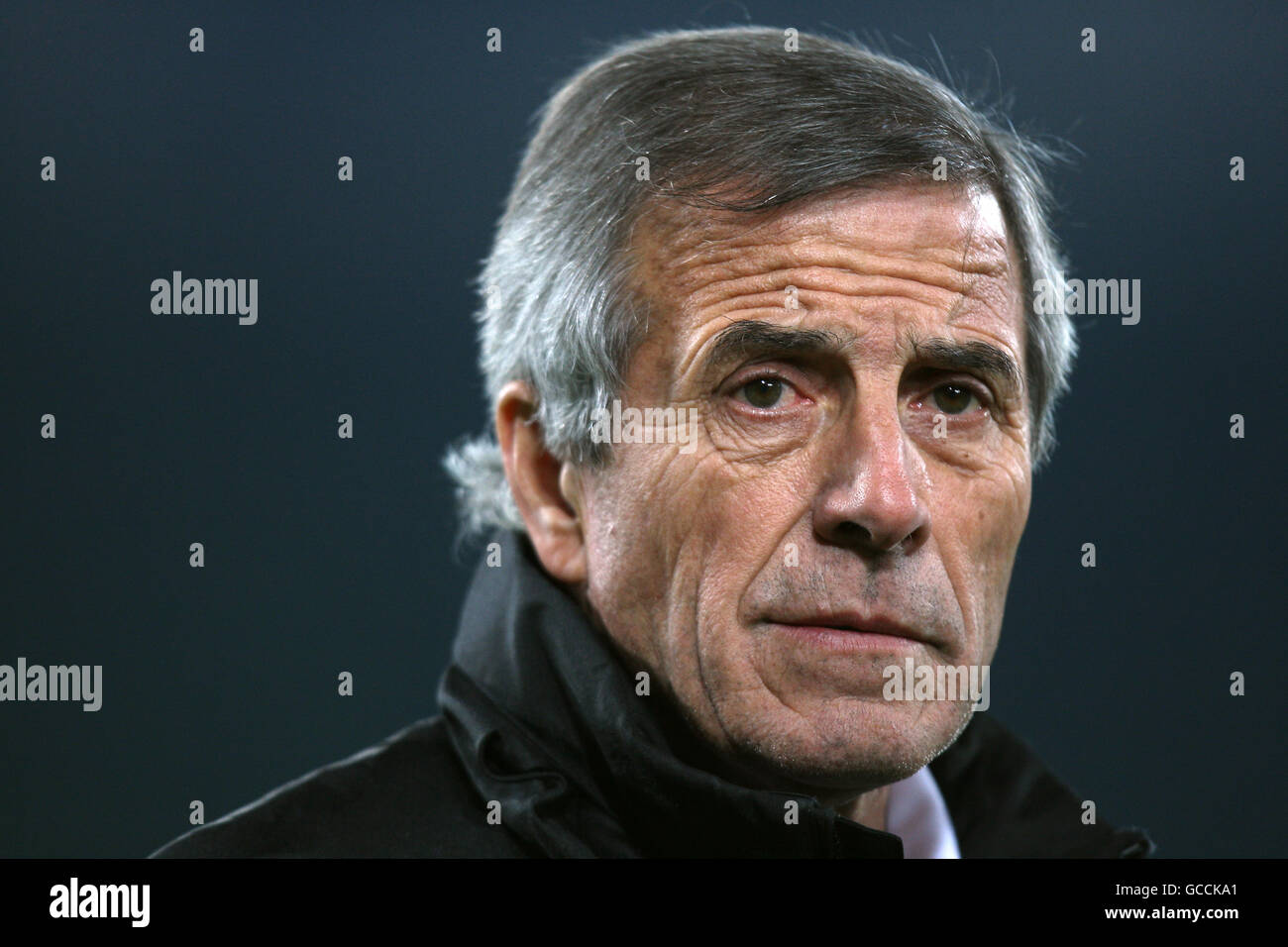 Soccer - International Friendly - Switzerland v Uruguay - AFG Arena. Uruguay coach Oscar Tabarez Stock Photo