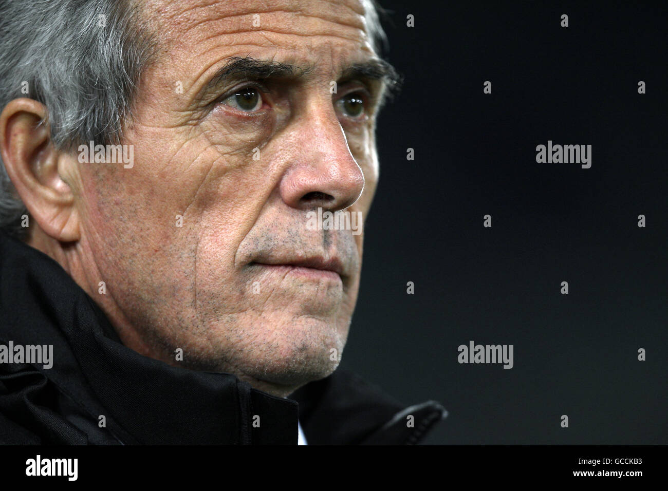 Soccer - International Friendly - Switzerland v Uruguay - AFG Arena. Uruguay coach Oscar Tabarez Stock Photo