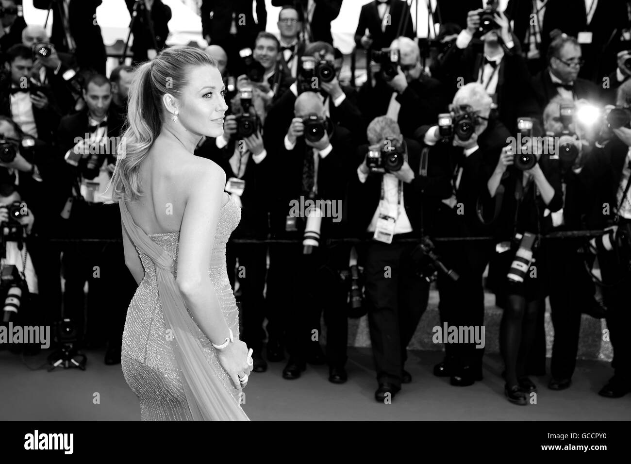 CANNES, FRANCE - MAY 14: Blake Lively attends 'The BFG ' premiere during the 69th Cannes Film Festival Stock Photo