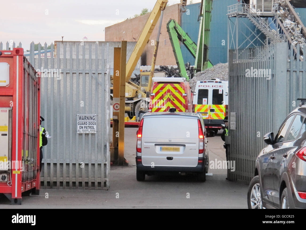 NOTE REGISTRATION PLATE PIXELATED BY THE PA PICTURE DESK A private ...