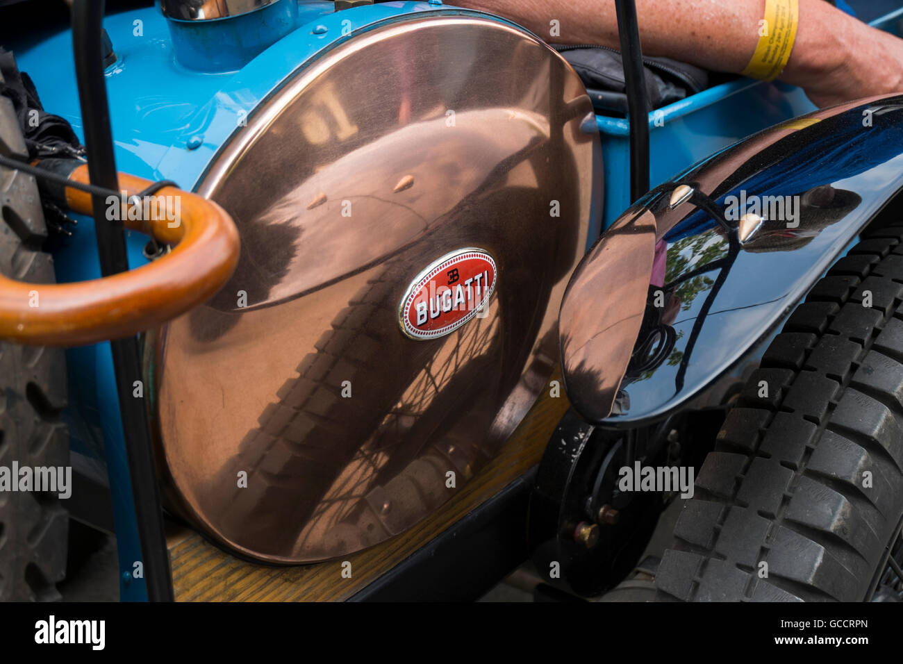 1930s Bugatti at the French and Italian motoring festival ...
