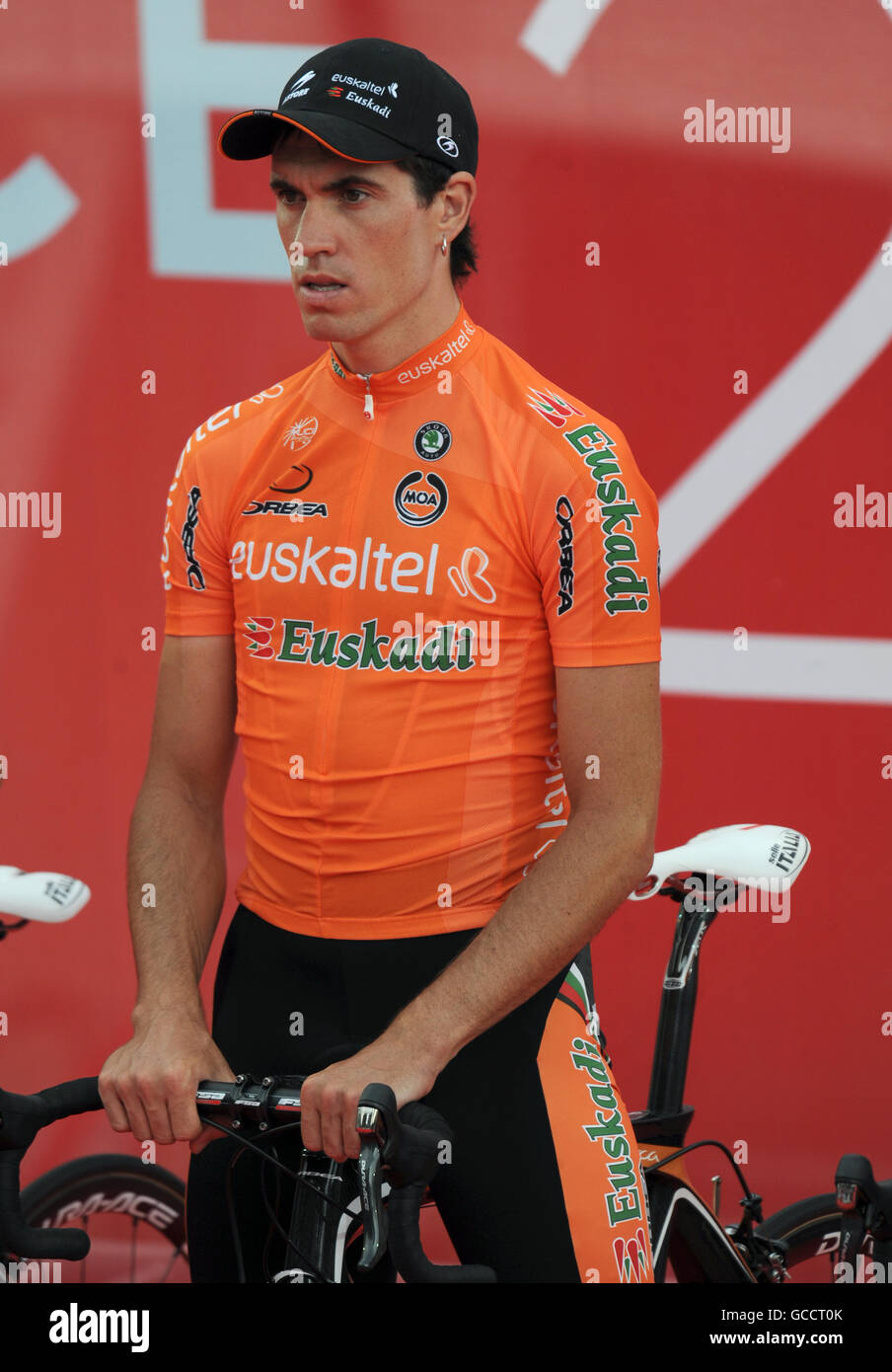 Cycling - Tour de France 2009 - Team Presentations - Monaco. Koldo Fernandez (Spain), Euskaltel Euskadi Stock Photo