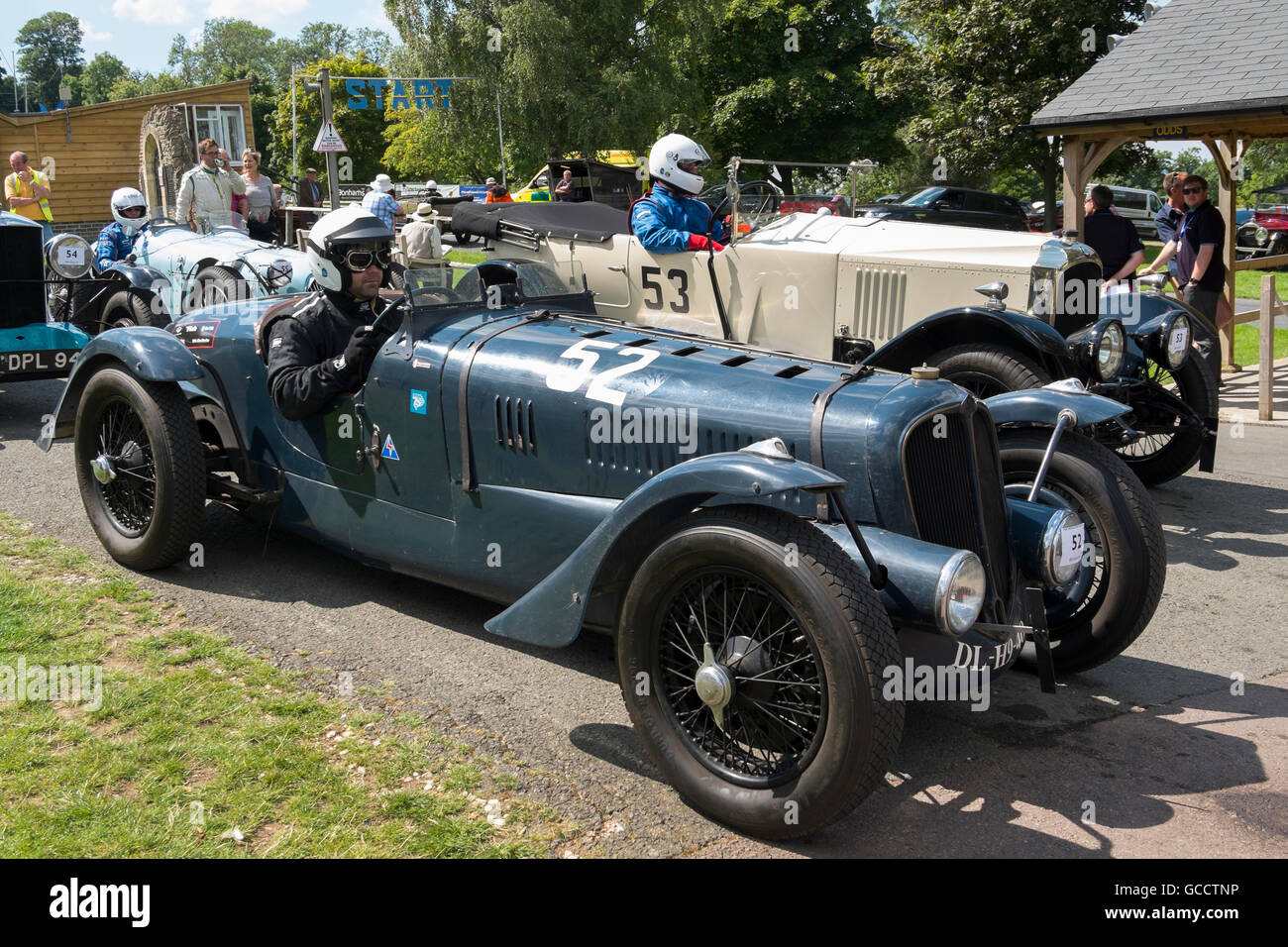 Alexander Duce in a 1937 Delahaye 135M at the VSCC event at Prescott ...