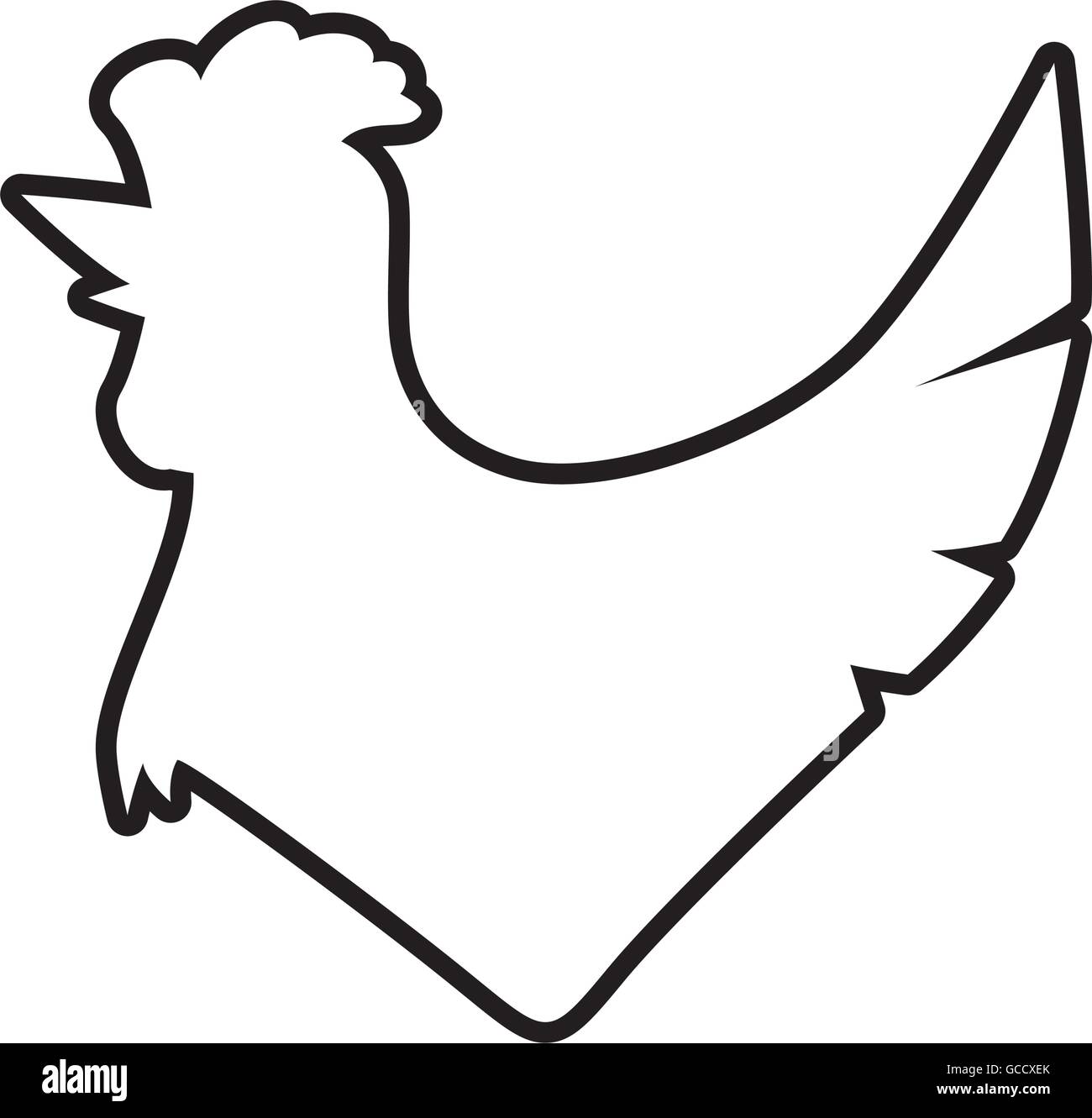 Chicken icon. Animal farm design. Vector graphic Stock Vector Image ...