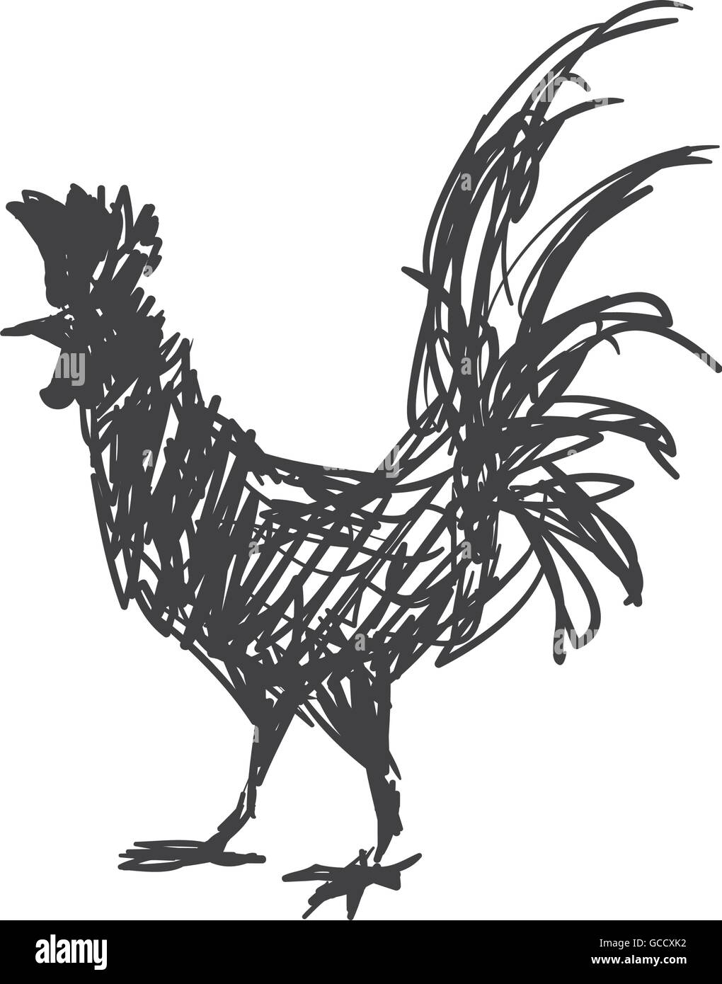 Chicken icon. Animal farm design. Vector graphic Stock Vector Image ...