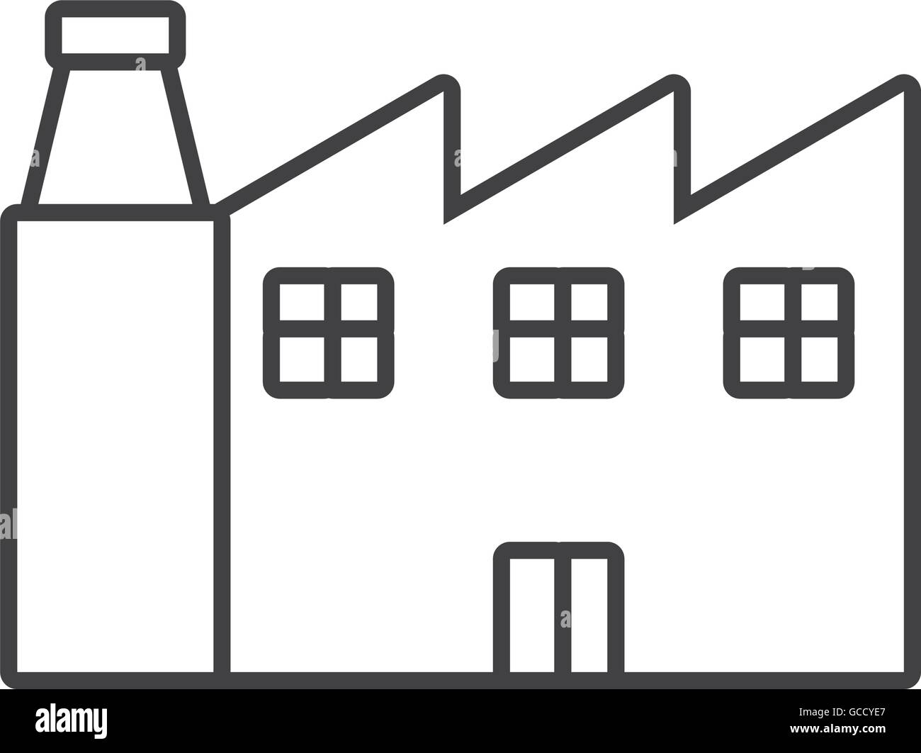 Plant building icon. Industry design. Vector graphic Stock Vector Image ...