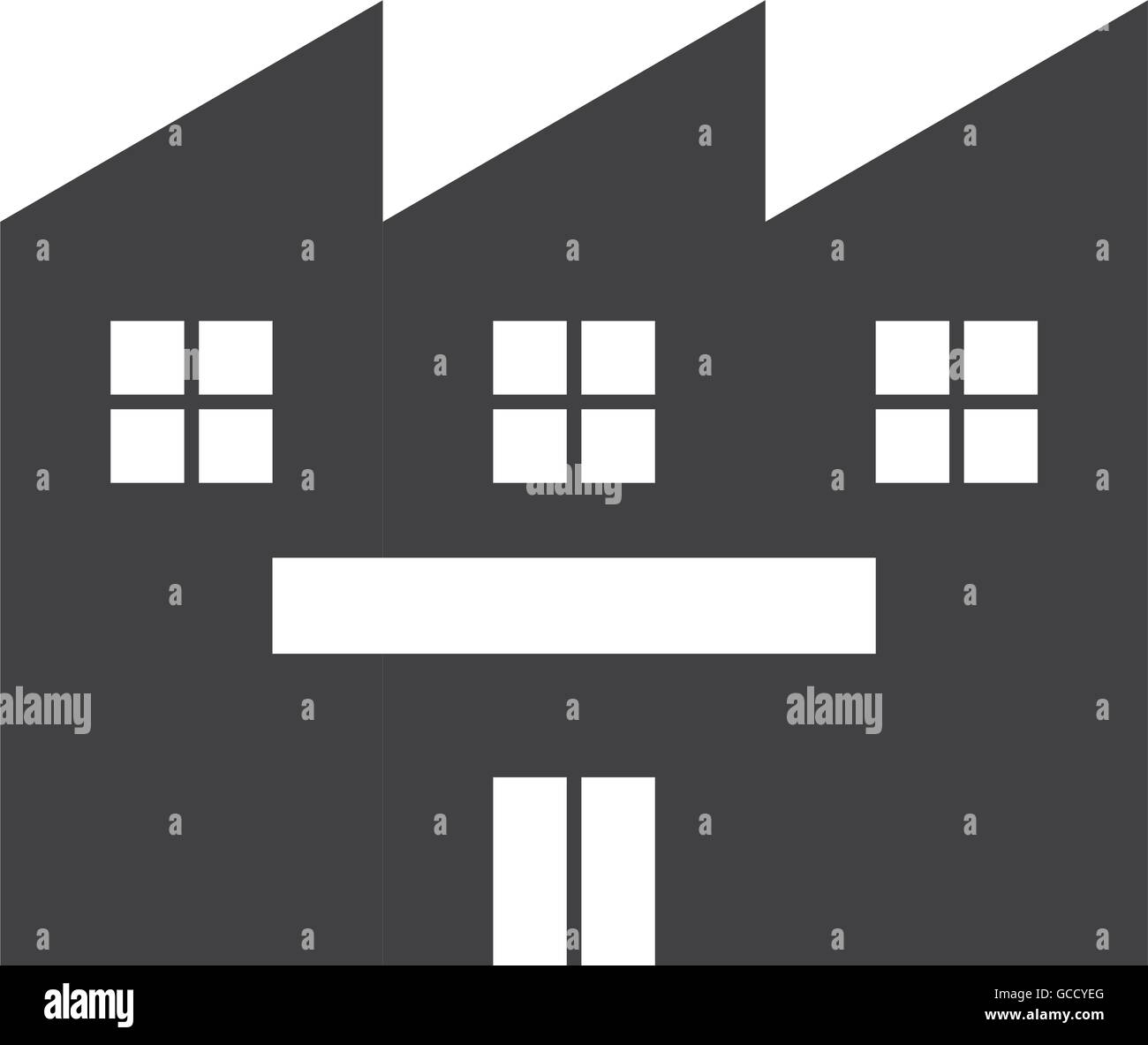 Plant building icon. Industry design. Vector graphic Stock Vector Image ...