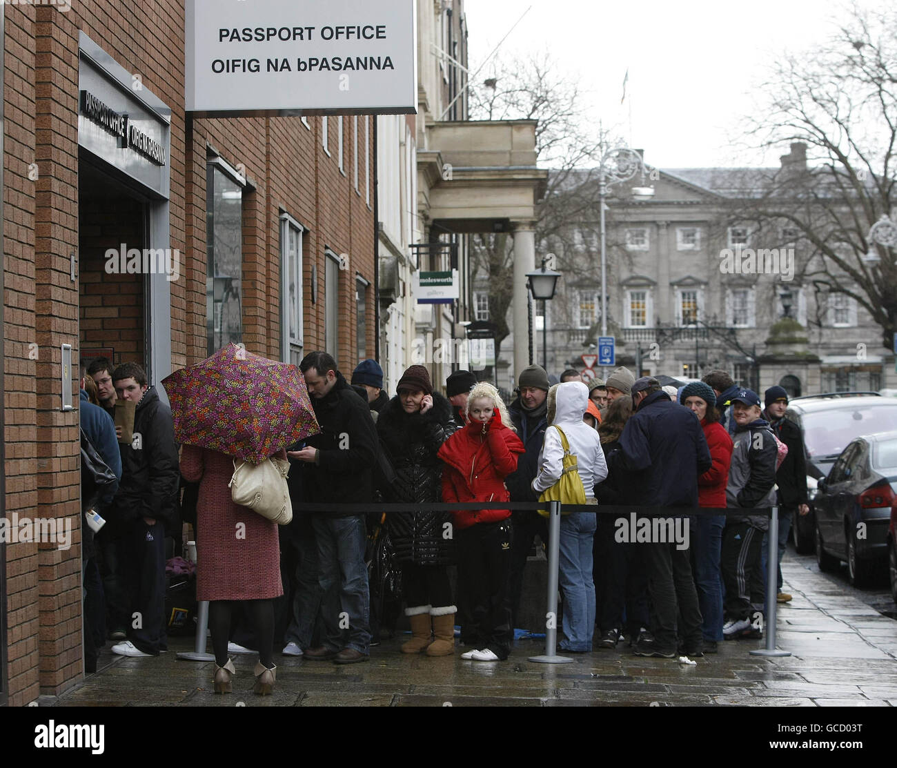 Passport applications delay stock photo alamy
