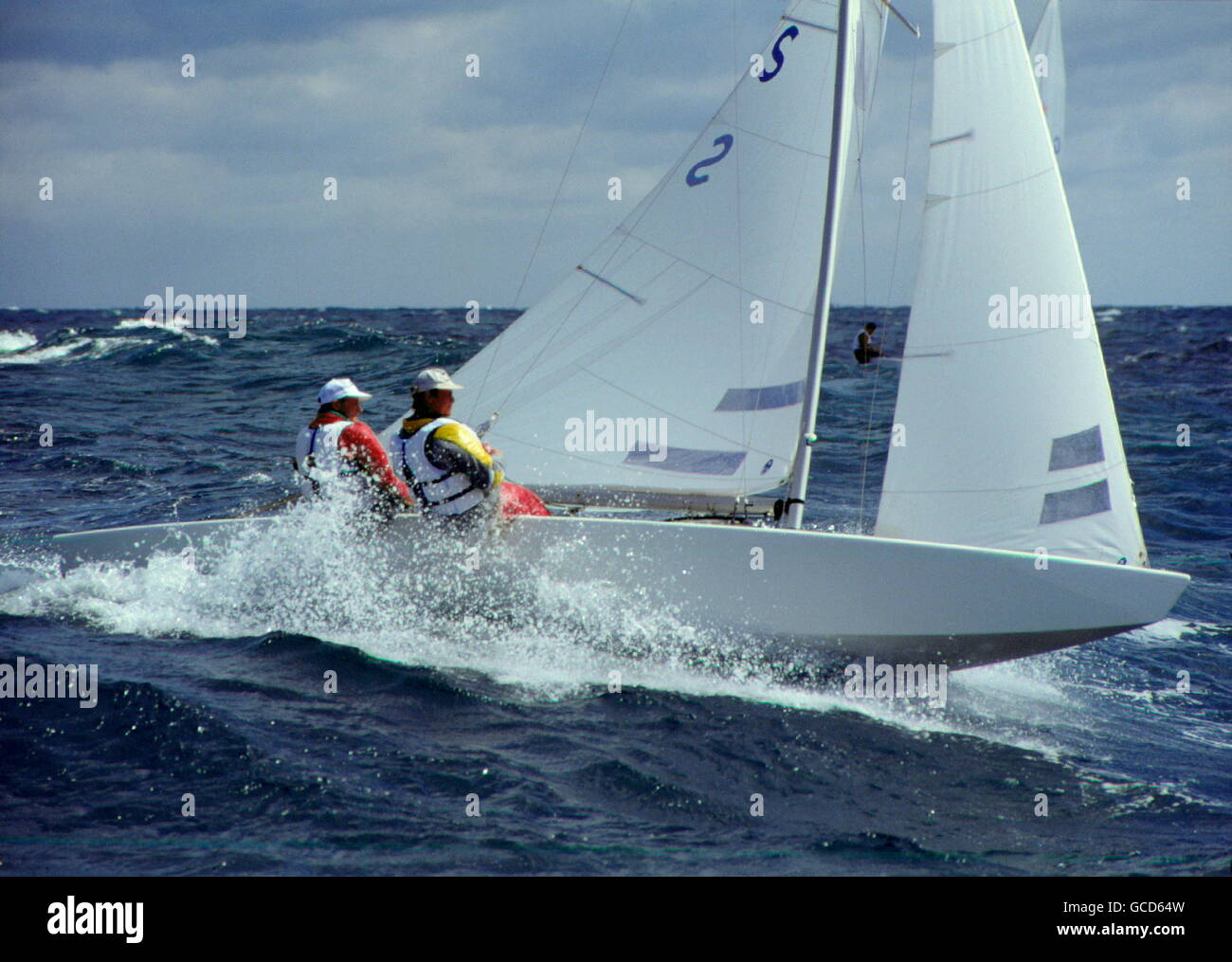 1988. PUSAN, SOUTH KOREA. SAILING OLYMPICS STAR CLASS
