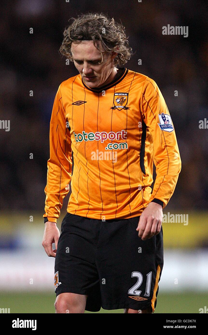 Soccer - Barclays Premier League - Hull City v Burnley - KC Stadium. Jimmy  Bullard, Hull City Stock Photo - Alamy