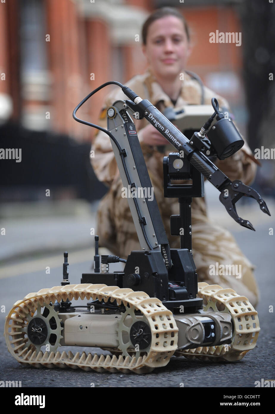 New bomb disposal robot Stock Photo Alamy