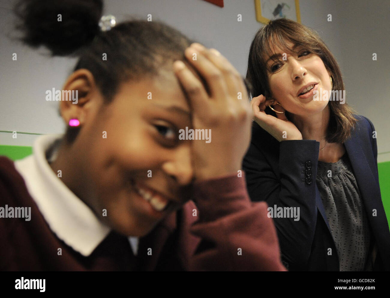 Samantha Cameron Visits Kids Company Stock Photo 110929803 Alamy