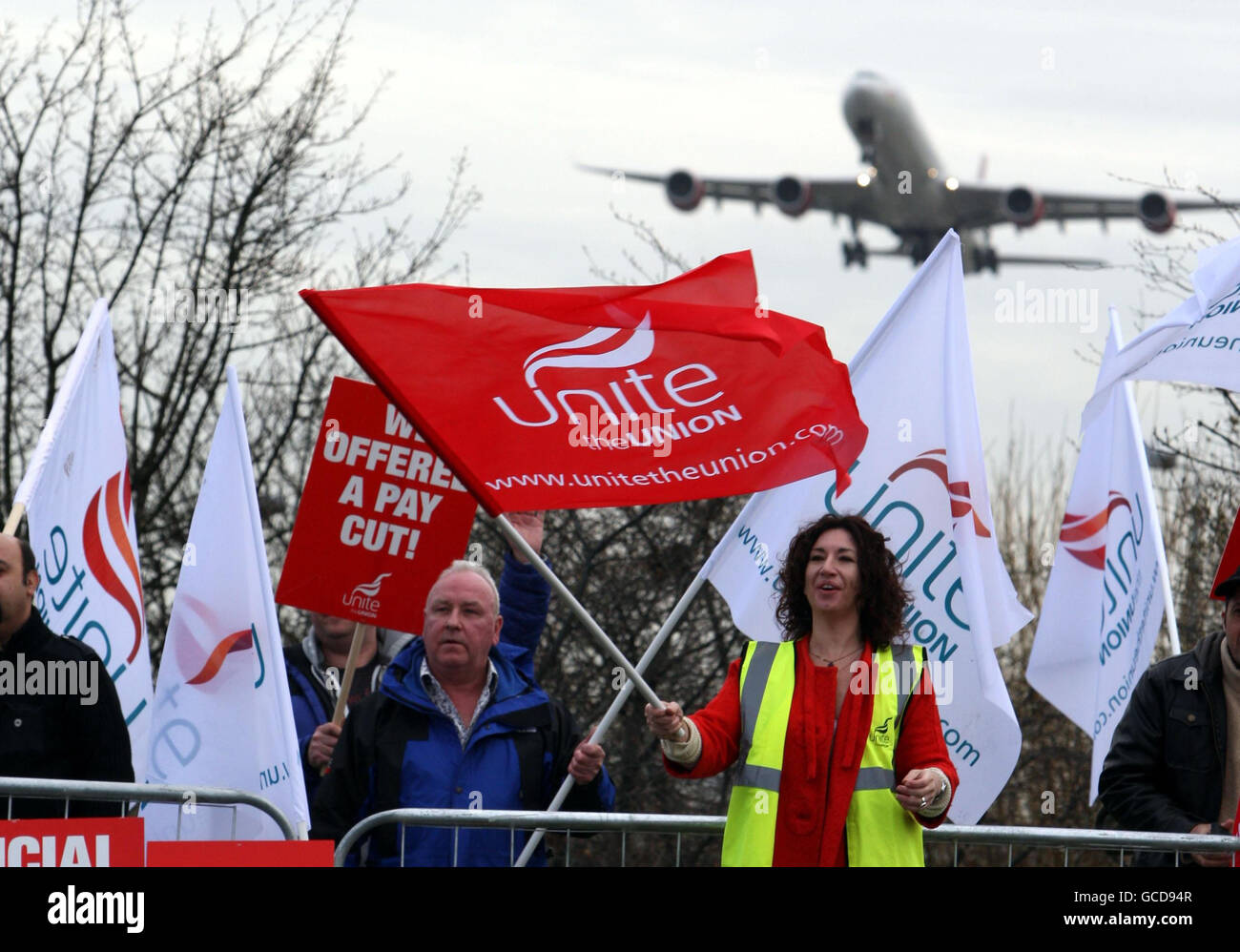 Aircraft at terminal 5 of heathrow airport in middlesex hires stock