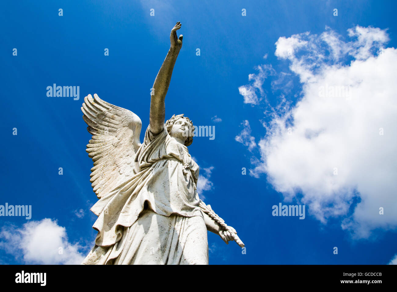 A statue in Powerscourt Gardens, Co. Wicklow Stock Photo Alamy