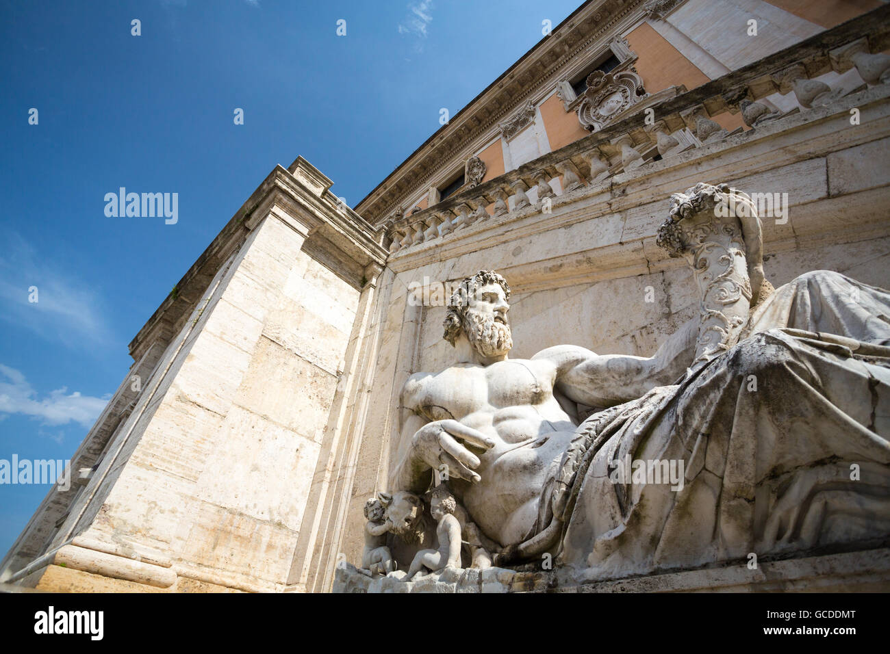 A statue in the Capitoline Hill in Rome, Italy Stock Photo - Alamy