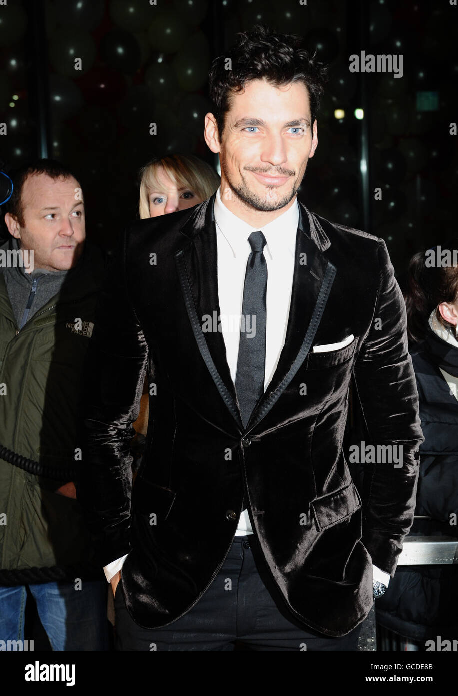 David Gandy arrives at the Love Ball at the Roundhouse in Camden. Stock Photo