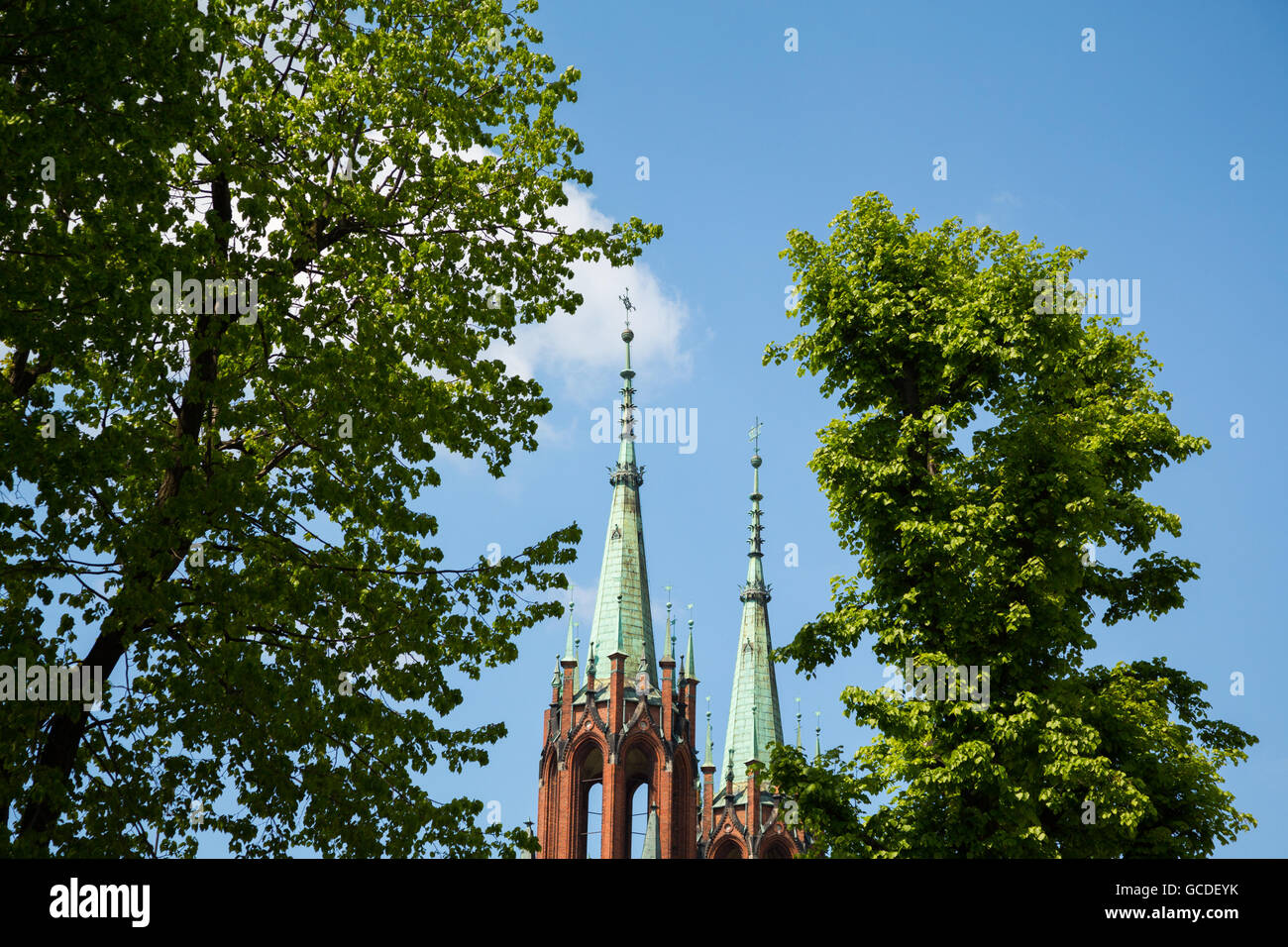 The Church of Our Lady of Consolation in Zyrardow, Poland Stock Photo