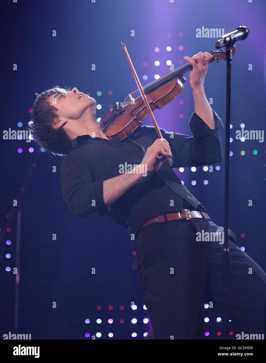 Norwegian singer and violinist alexander rybak hires stock photography