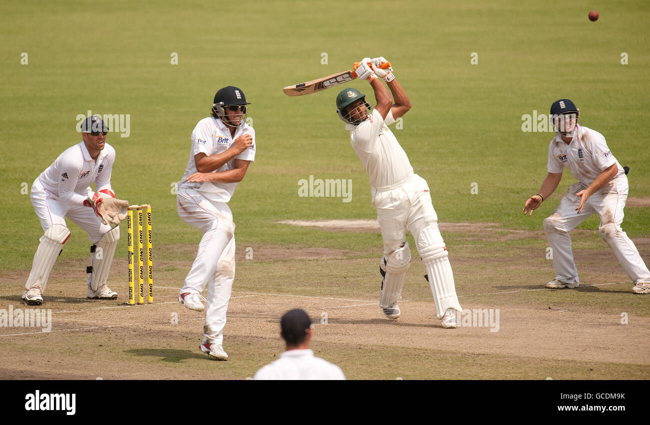 Bangladeshs mahmudullah bats second test shere bangla national stadium