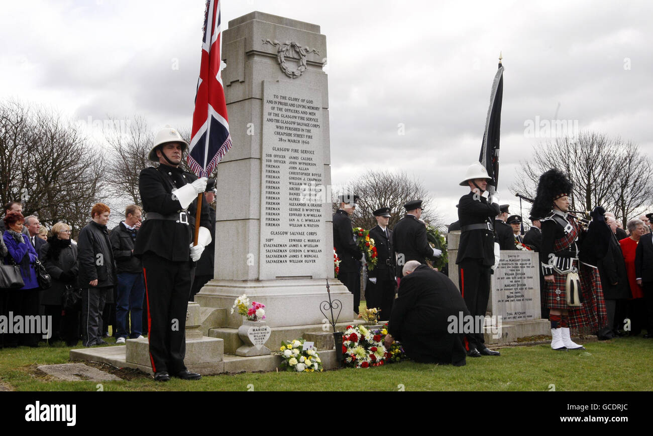 50th anniversary of Cheapside Street disaster Stock Photo - Alamy
