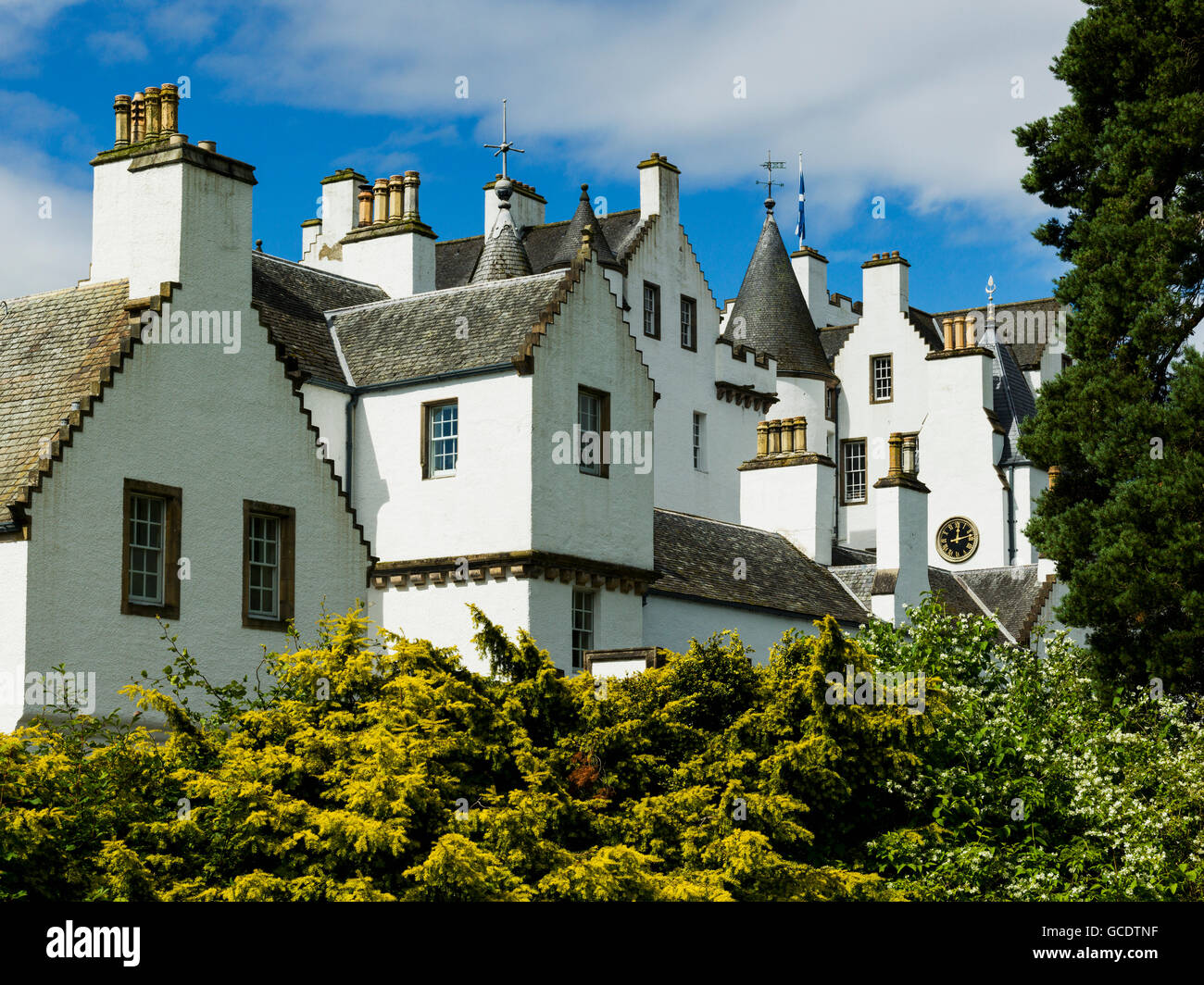 Blair Castle; Blair Atholl, Scotland Stock Photo