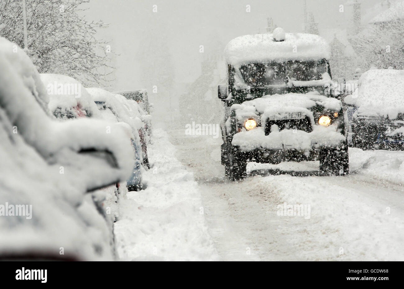 Scotland Spring Weather Spring weather Mar31st. Heavy snow covers roads in Peebles in the ...