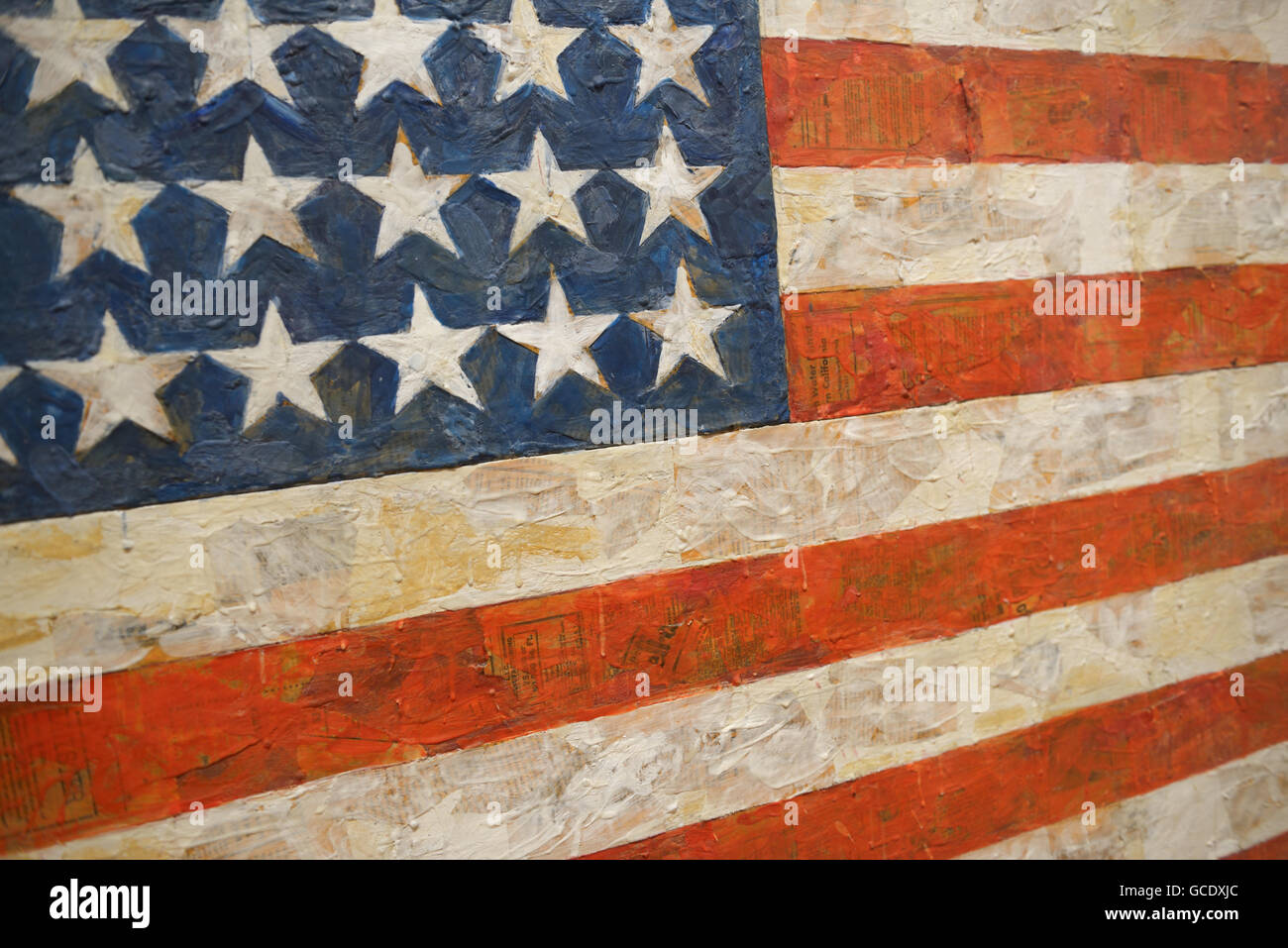 Flag, 1954 by Jasper Johns Stock Photo