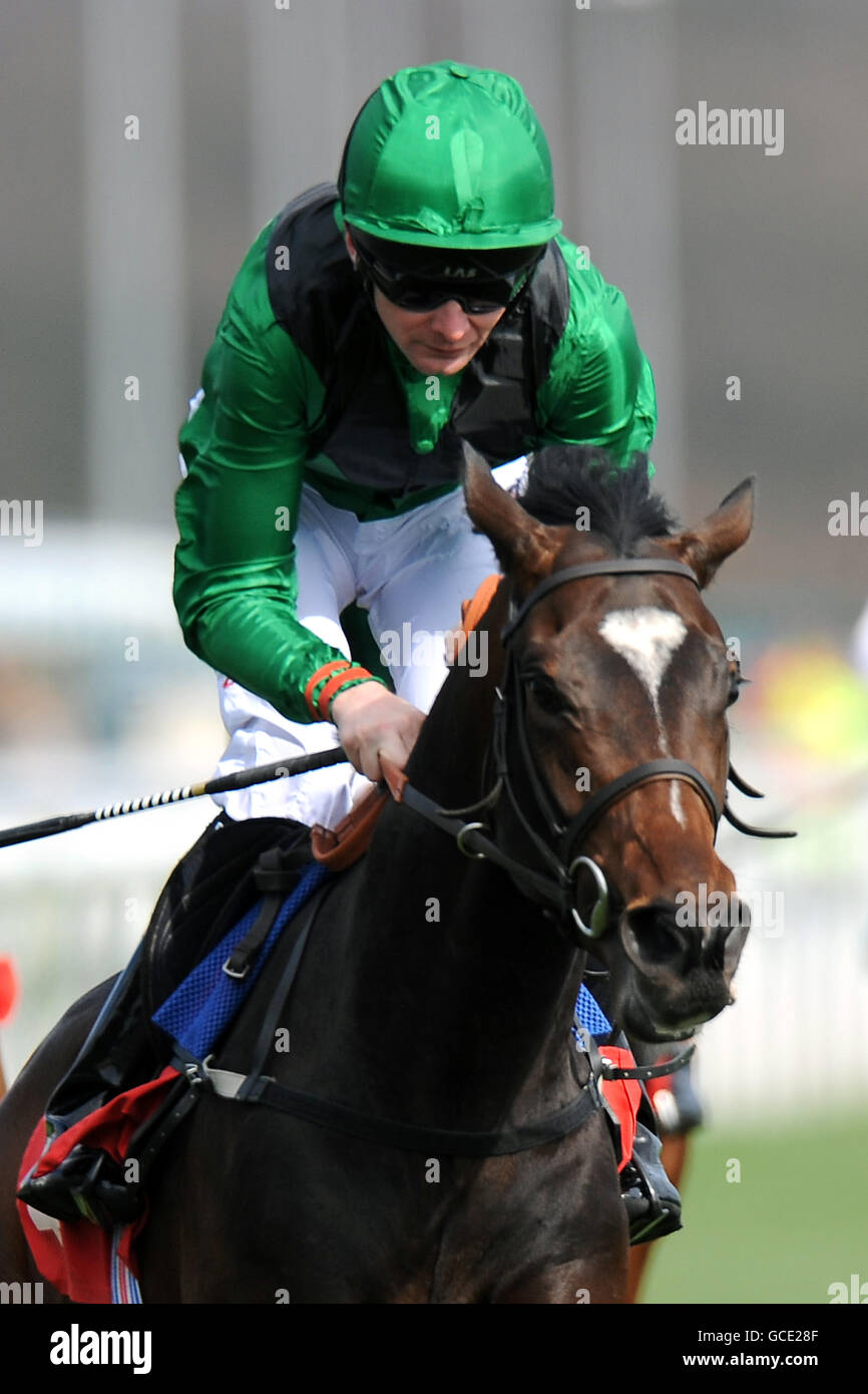 Horse Racing Doncaster Shield Day Doncaster Racecourse Stock Photo