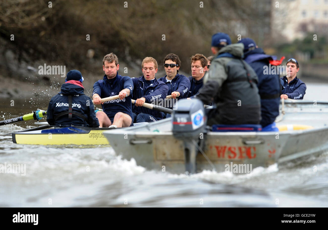 Rowing 2010 xchanging boat race oxford cambridge training sessions