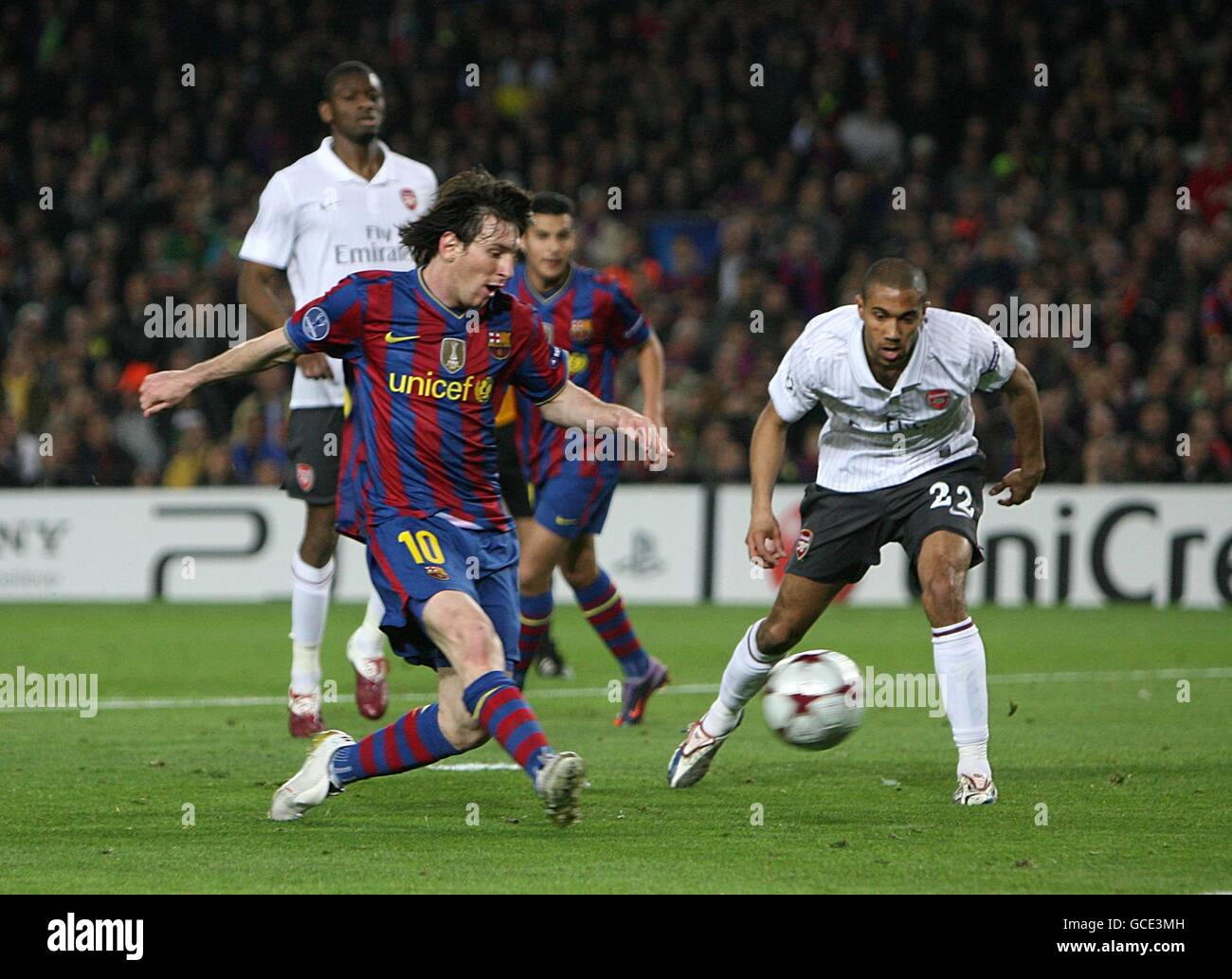 Lionel messi barcelona goal hi-res stock photography and images - Alamy