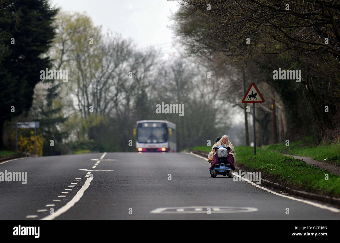 Mobility scooter rules Stock Photo Alamy