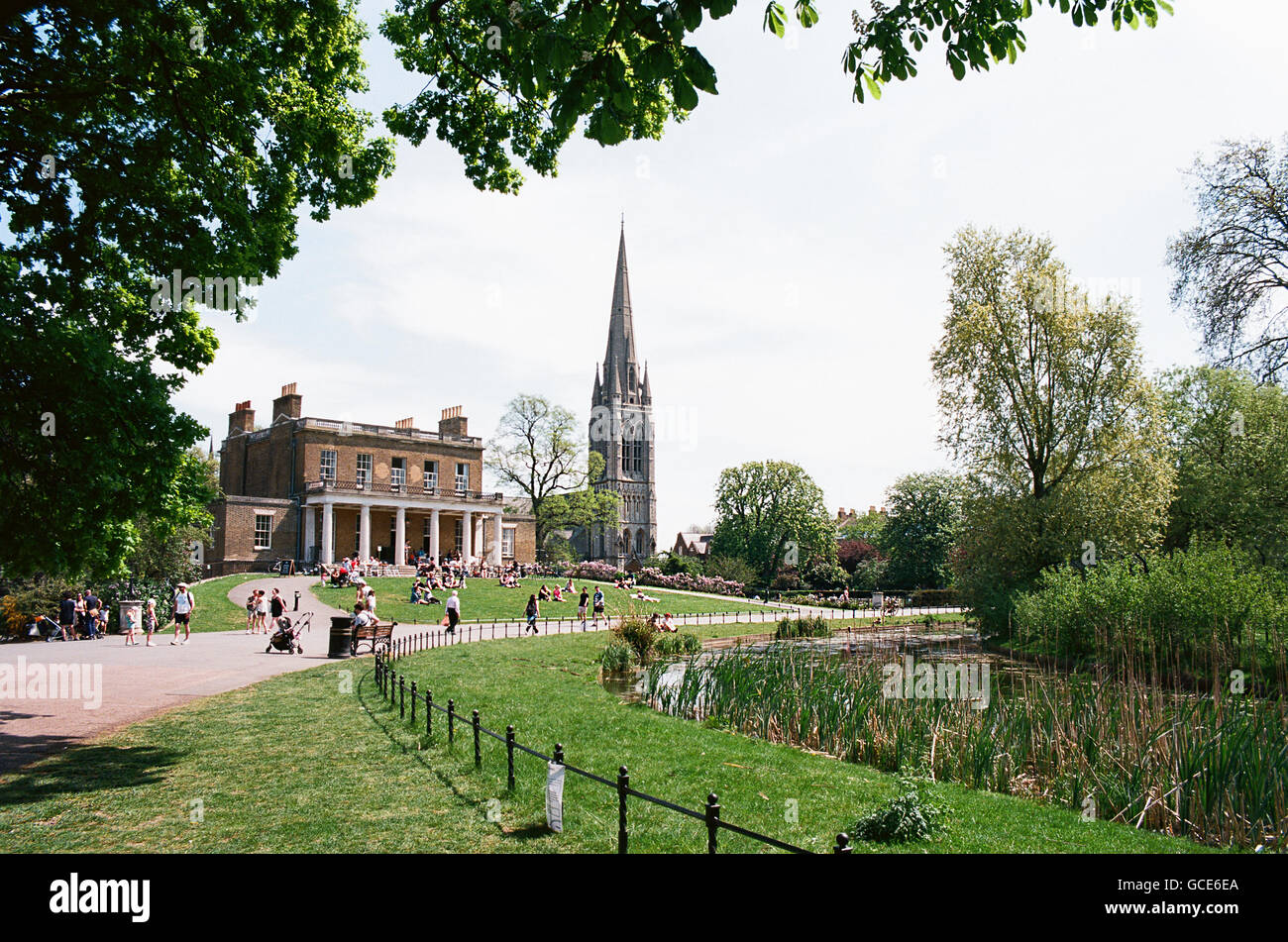 Clissold House in Clissold Park, North London N16 Stock Photo