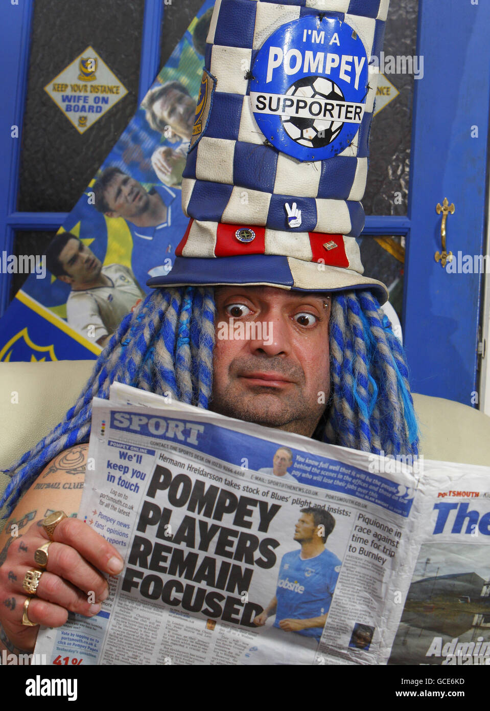 Soccer - John Portsmouth FC Westwood Stock Photo - Alamy