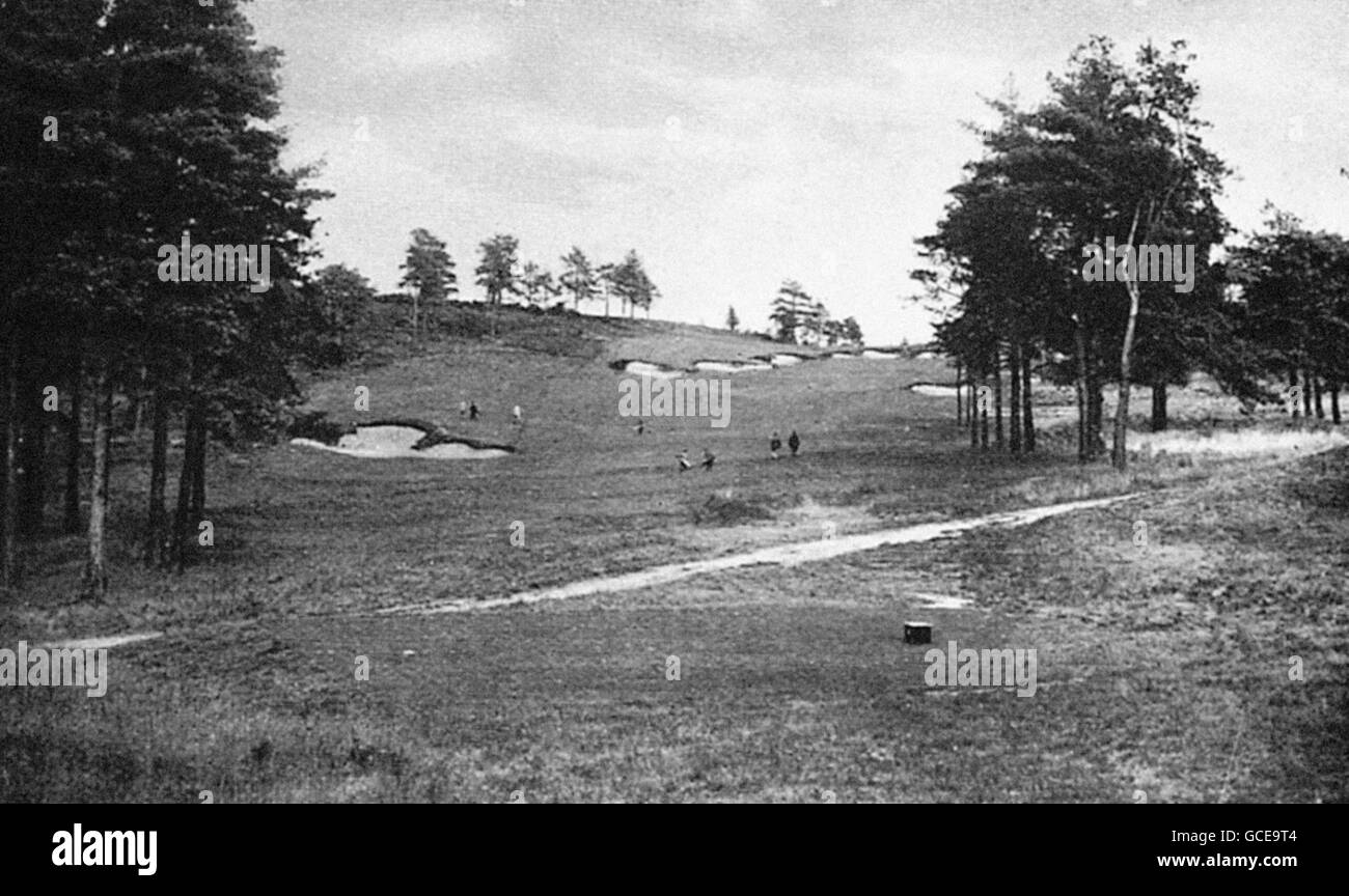 Golf The New Course Sunningdale, Berkshire Stock Photo Alamy