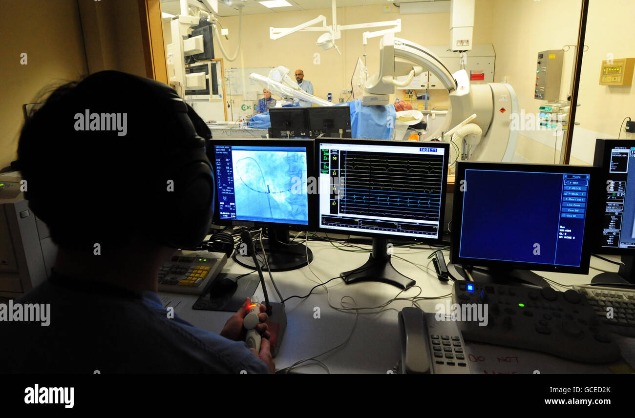 Robot arm used in heart surgery Stock Photo Alamy