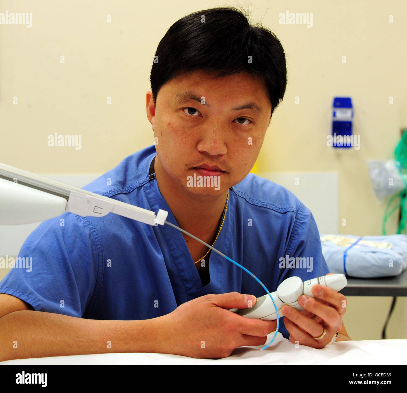 Robot arm used in heart surgery Stock Photo Alamy