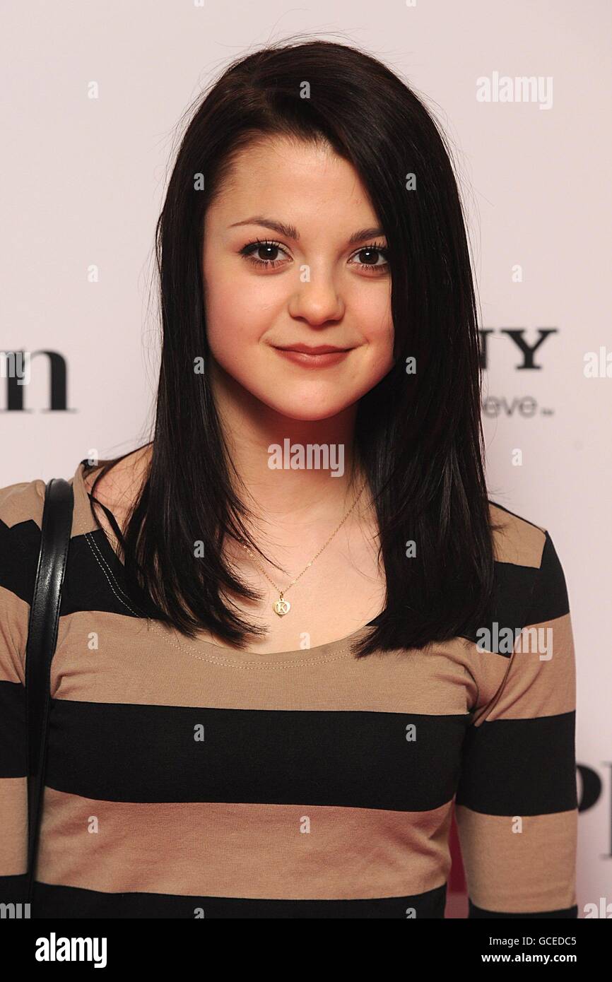 The Back-Up Plan Premiere - London. Kathryn Prescott arriving for the gala premiere of The Back-Up Plan at The Vue, Leicester Square, London. Stock Photo